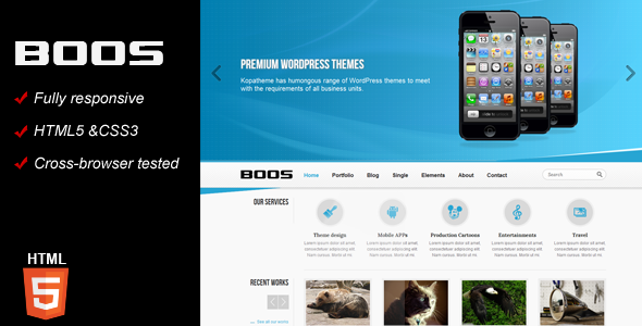 BOOS Responsive HTML5 Template - Corporate Site Templates