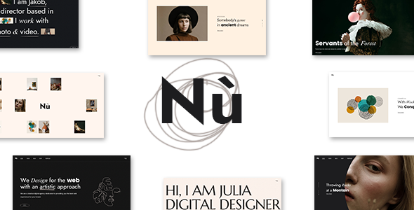 Nù - Creative Portfolio WordPress Theme - Portfolio Creative
