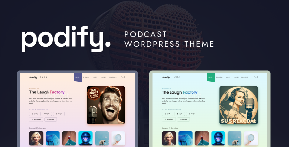 Podify - Podcast WordPress Theme - Personal Blog / Magazine
