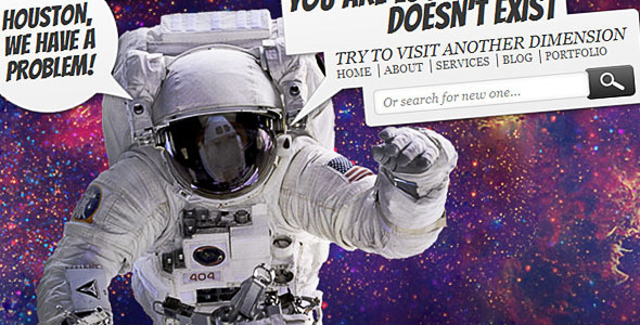 Lost in Space - Error 404 - 404 Pages Specialty Pages