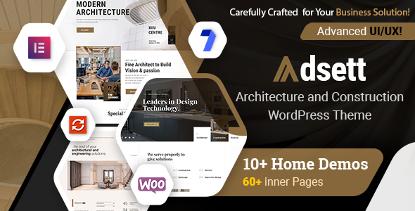 Adsett - Architecture WordPress Theme - Portfolio Creative