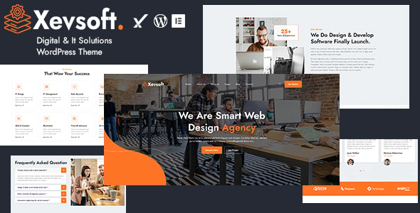 Xevsoft - Digital & It Solutions WordPress Theme - Software Technology