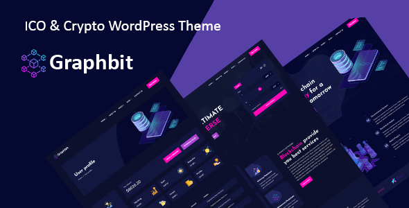Graphbit - ICO & Crypto Bootstrap WordPress Theme - Technology WordPress