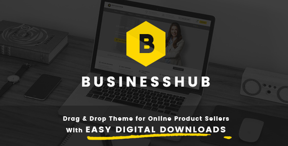 Business Hub | Responsive WordPress Theme For Online - Business Corporate
