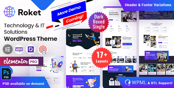 Roket - IT Technology WordPress - Software Technology