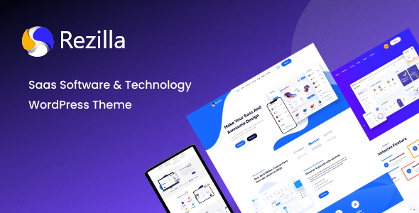 Rezilla - SaaS Software & Technology WordPress Theme - Software Technology
