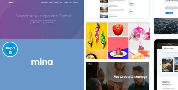 Mina – Multi-Page Drupal 10 Theme - Corporate Drupal