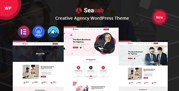 Seacab – Creative Agency WordPress Theme - Business Corporate