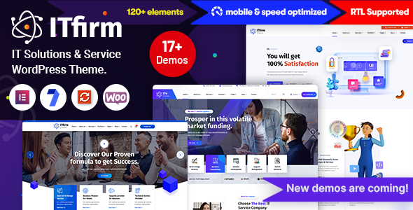 Itfirm - IT Solutions & Services WordPress Theme - Business Corporate