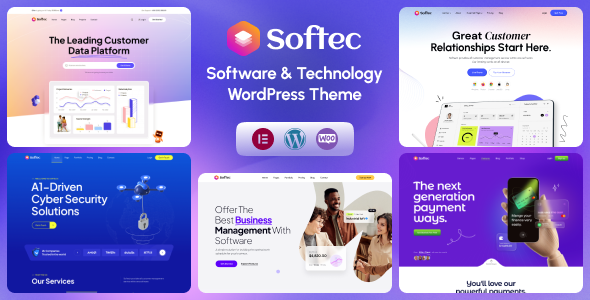Softec - Software & Technology WordPress Theme + RTL - Software Technology