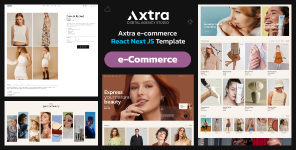 Axtra | eCommerce React Next js Template - Fashion Retail