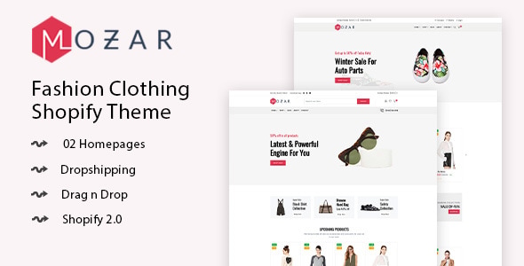 Mozar - Shopify Theme - Fashion Shopify