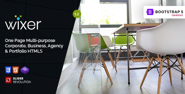 Wixer - One Page Parallax - Business Corporate