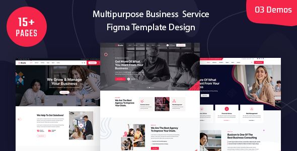 Bixola - Multipurpose Business Service Figma Template - Business Corporate