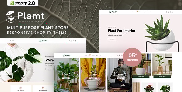 Plamt - MultiPurpose Plant Store Shopify 2.0 Theme - Shopify eCommerce