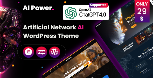 AI Power - AI WordPress Theme - Technology WordPress
