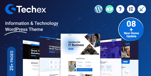 Techex - IT Solutions & Technology WordPress Theme - Technology WordPress