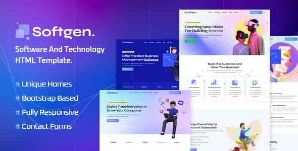 Softgen - Software & Technology HTML Template - Software Technology