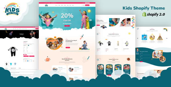 Kidscool - Kids Fashion, Toys Store Shopify Theme - Shopify eCommerce