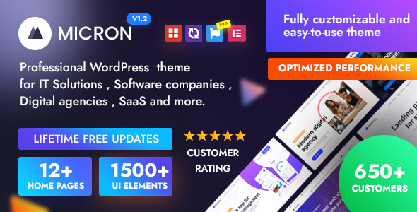 Micron - Technology IT Solutions & Software WordPress Theme - Technology WordPress
