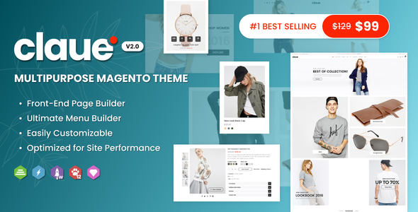 Claue - Clean and Minimal Magento Theme - Fashion Magento