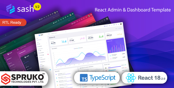 Sash - ReactTS Admin & Dashboard Template - Admin Templates Site Templates
