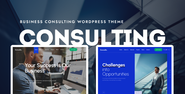 Consultz - Business Consulting WordPress Theme - Business Corporate