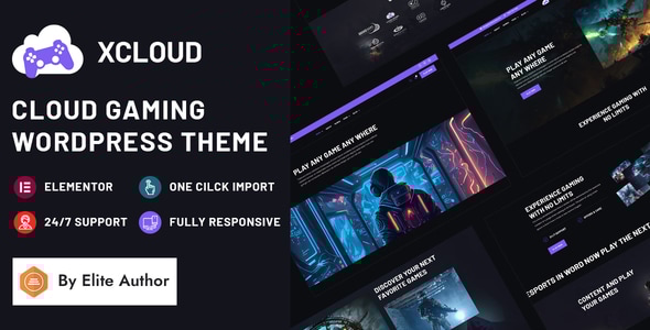 Xcloud - Cloud Gaming WordPress Theme - Entertainment WordPress