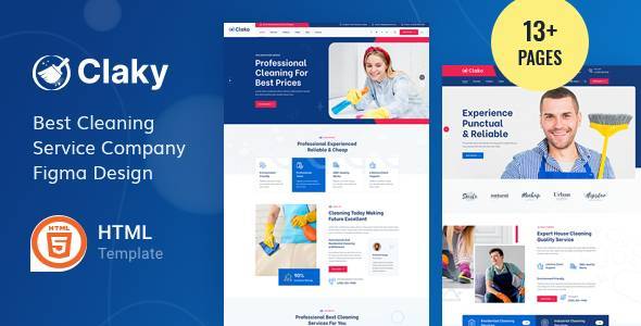 Claky - Cleaning Services HTML Template - Site Templates
