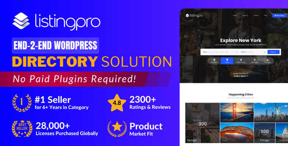 ListingPro - Directory & Listing WordPress Theme - Directory & Listings Corporate
