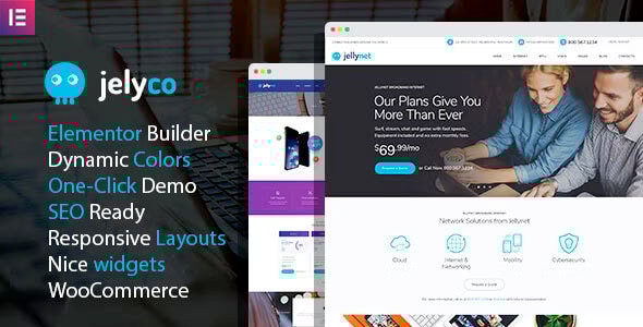 JelyCo - ISP & Telecom WordPress Theme - Hosting Technology