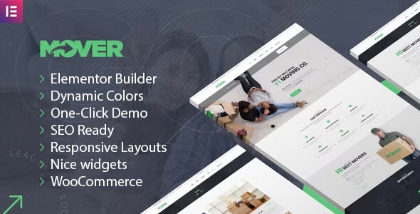 Mover - Moving Company & Storage Services WordPress Theme - Business Corporate