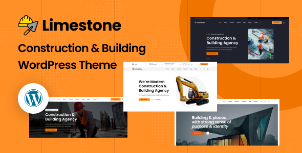 Limestone - Construction Building WordPress Theme - Business Corporate
