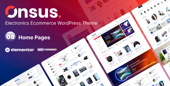 Onsus - Electronics E-commerce WordPress Theme - WooCommerce eCommerce