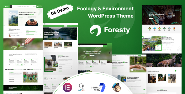 Foresty - Charity and Ecology WordPress Theme - Environmental Nonprofit