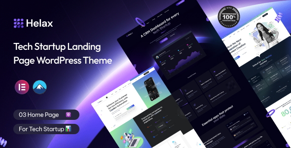 Helax - Tech Startup WordPress Theme - Technology WordPress
