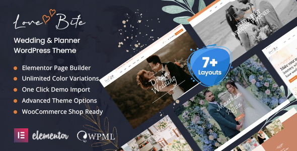 Lovebite - Wedding WordPress Theme - Wedding WordPress