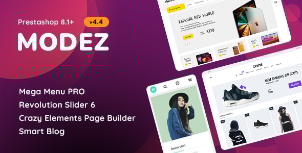 MODEZ - Responsive Prestashop Theme - Shopping PrestaShop