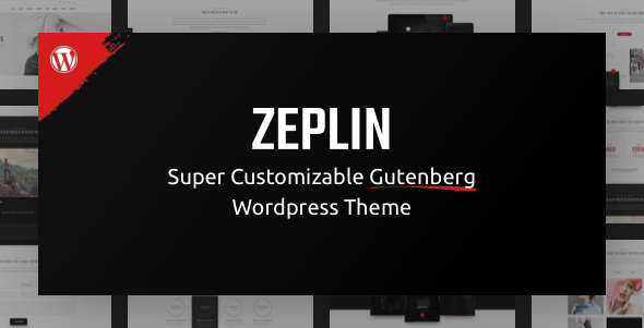 Zeplin | Creative Gutenberg One Page WordPress Theme - Creative WordPress
