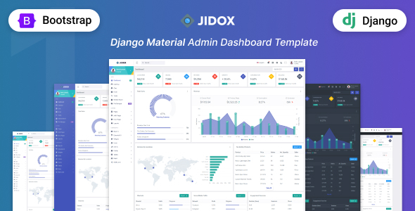 Jidox - Django Admin Dashboard Template - Admin Templates Site Templates