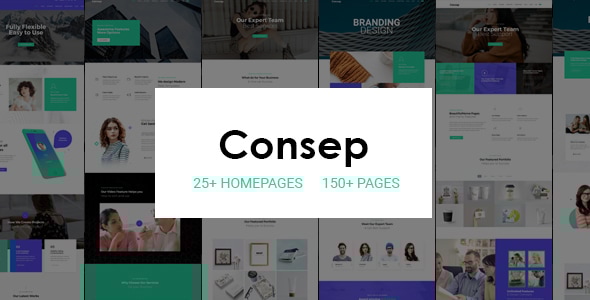 Consep - Responsive Multi-Purpose HTMLTemplate - Corporate Site Templates