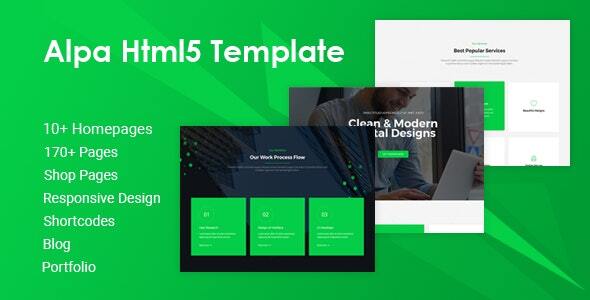Alpa | Responsive Multipurpose HTML Website Template - Business Corporate