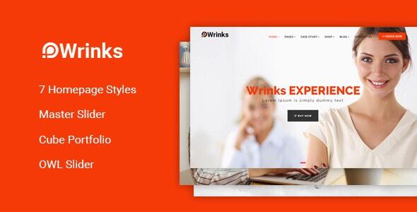 Wrinks - Multipages Business HTML Template - Business Corporate