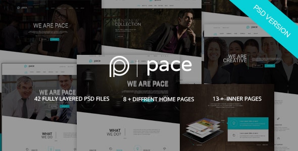 Pace - Responsive MultiPurpose HTML Template - Corporate Site Templates
