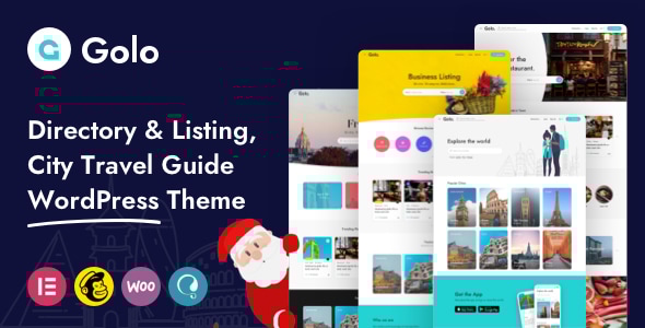 Golo - Directory & Listing, Travel WordPress Theme - Directory & Listings Corporate