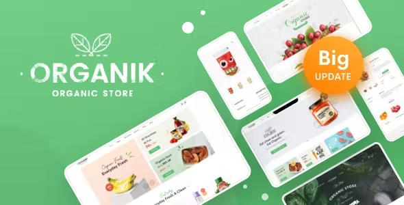 Organik - Organic Food Store WordPress Theme - WooCommerce eCommerce