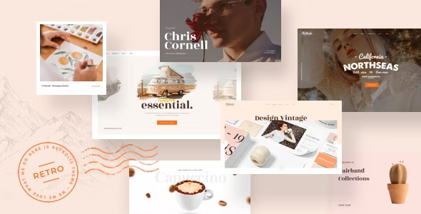 Vintage Retrolie - Retro Multipurpose WordPress Theme - Creative WordPress