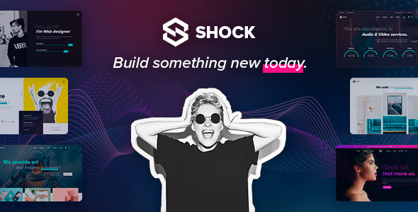 Bootstrap - Shock HTML Template - Portfolio Creative