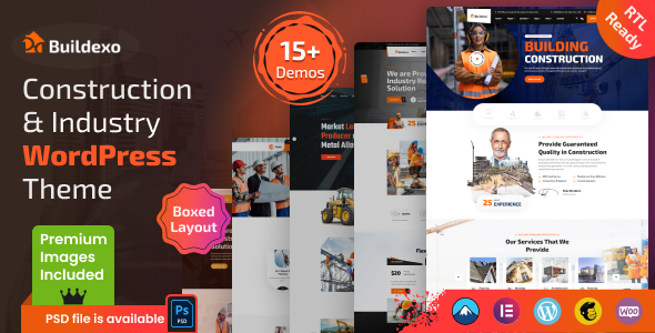 Blxo - Construction WordPress Theme - Business Corporate