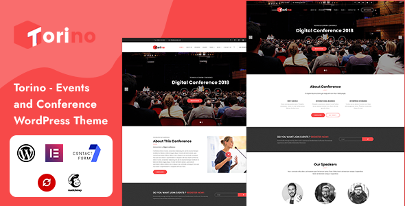 Torino - Event WordPress Theme - Events Entertainment